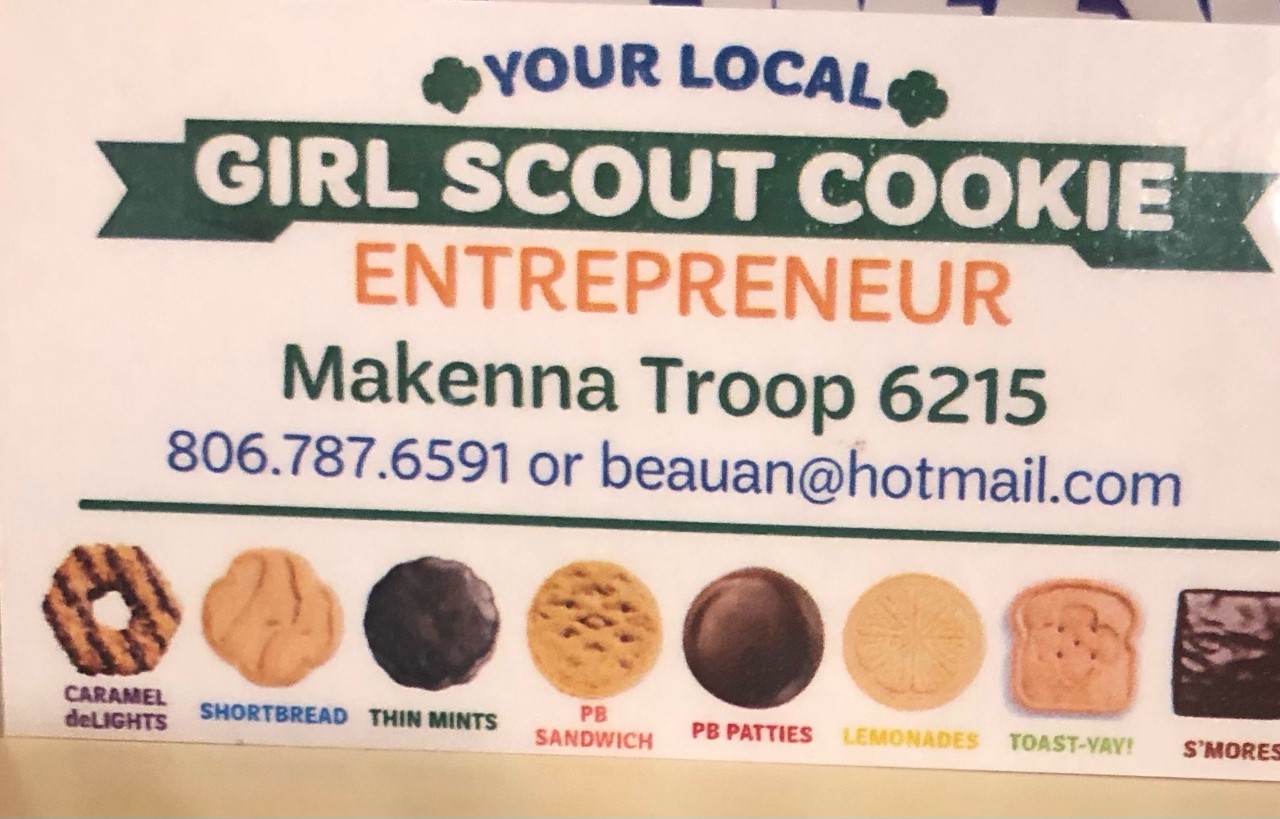 girl scout cookie image
