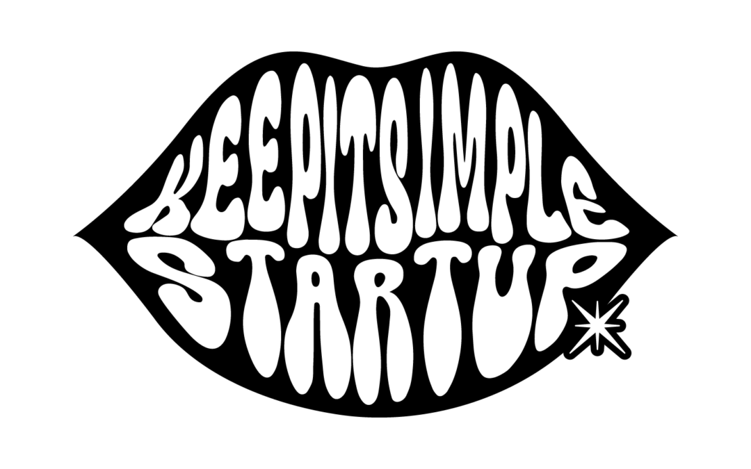 fa kiss logo blk lips wht text
